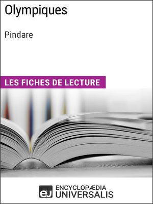 cover image of Olympiques de Pindare